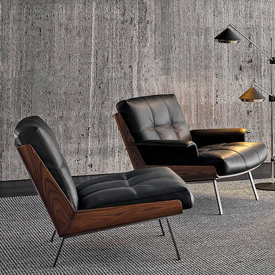 Leather Dark Grey Velvet Dining Chairs Customized With Oak Backrest