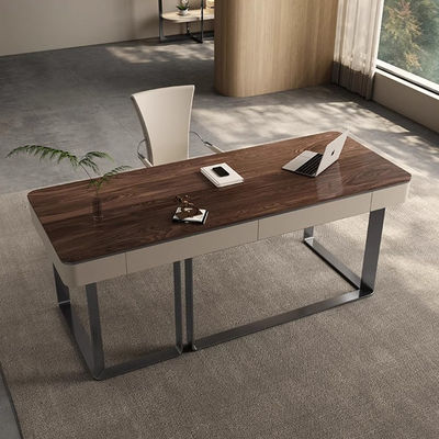 Study Room Solid Wood Writing Desk Office Wood Writing Desk With Drawers