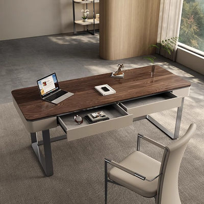 Study Room Solid Wood Writing Desk Office Wood Writing Desk With Drawers