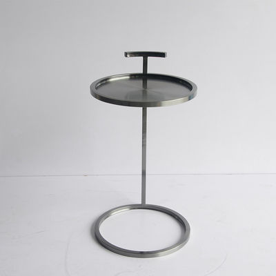 Hotel Stainless Steel End Table Bedroom Ss Metal Top Side Table