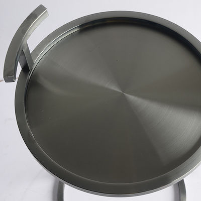 Hotel Stainless Steel End Table Bedroom Ss Metal Top Side Table