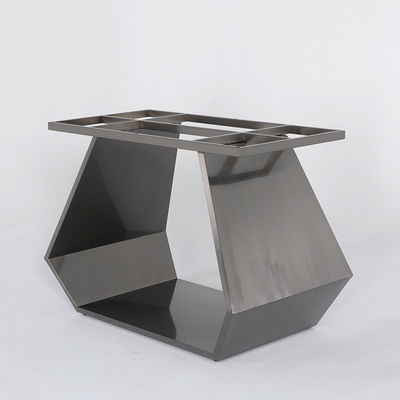 Black Finish Marble Pedestal Dining Table Rooms Rectangular Steel Table