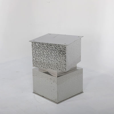 Matte Silver Marble Counter Height Table For Dining Room Use