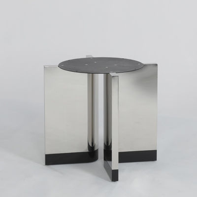 Mirrored Marble And Iron Dining Table Round Marble Table With Gold Base