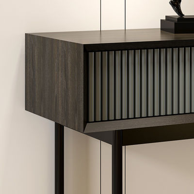 Oak Marble Top Console Table With Drawers Slim Marble Console Table