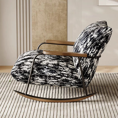 Wood Metal Velvet Upholstered Dining Chairs Fabric Accent Chair Velvet