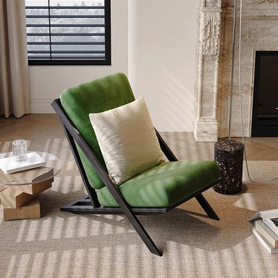 Hotel Modern Velvet Dining Chairs Dark Green With Solid Wood Legs