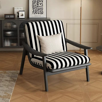 Black Modern Velvet Chair Velvet Chesterfield Chair With Wood Leg
