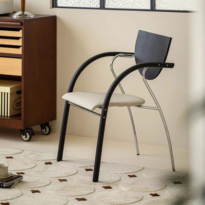 Black Wood Stackable Banquet Chairs With Stainless Steel Legs