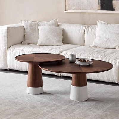 Oak Veneer Coffee Table Solid Wood Coffee Table For Living Room Hotel