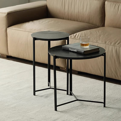 Black Oak Top Coffee Table Satin Finish Contemporary Coffee Table With Metal Legs
