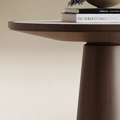 Oak Metal Marble End Tables Veneer Metal Side Table With Marble Top