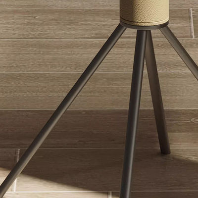 Living Room Stainless Steel Side Table With Brushed Gun Black Ceramic Top