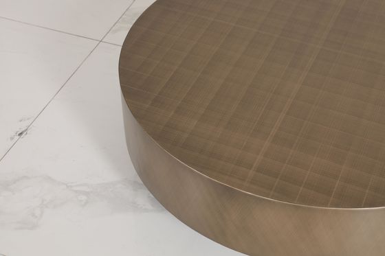 Modern Coffee Table Luxurious Assembled Glass And Metal Furniture for Home Decor