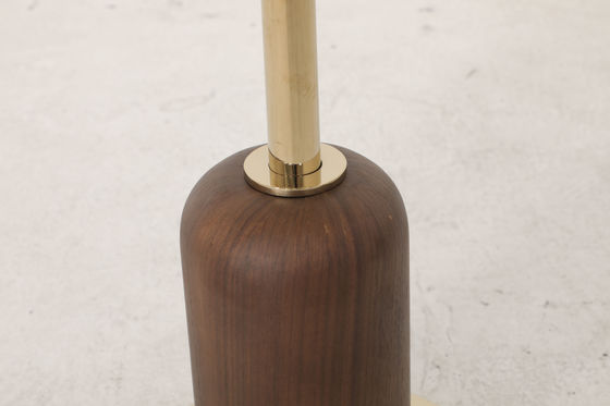 Natural Marble Top Round End Table Stainless Steel Base