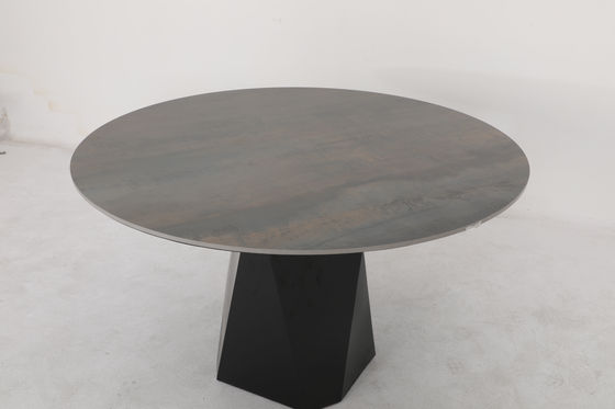 Versatile Solid Wood Base Indoor Dining Table With Customizable Color Options