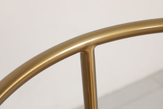 Stainless Steel Bar Chair With Leather Seat High Backrest