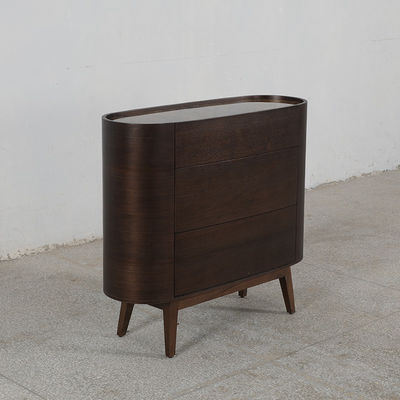 Modern Customized Cabinet Console Table With Natural Mable Tops Drawers Cupboard