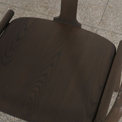 Sleek Brown Oak Banquet Chairs White Unfolding For Hotels