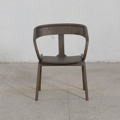 Sleek Brown Oak Banquet Chairs White Unfolding For Hotels