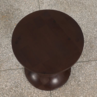 Matt Finish Oak Veneer End Table For Living Room And Hotel Use