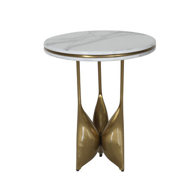Dia 500*550mm Ss Side Table Satin Finish In Living Room