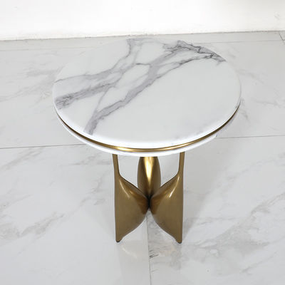 Dia 500*550mm Ss Side Table Satin Finish In Living Room