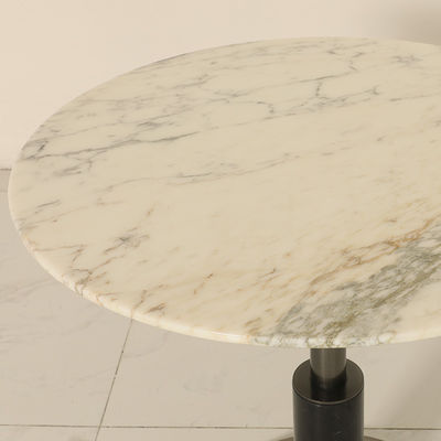 Living Room Matt Gold Stainless Steel Side Table Customized Top