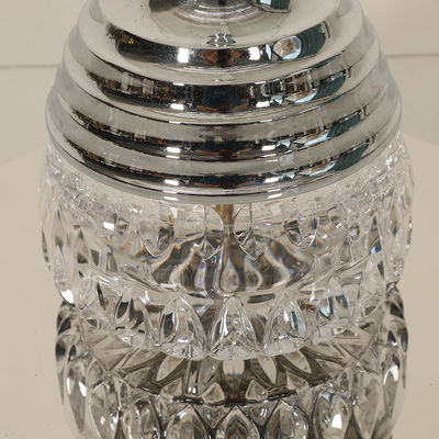Minimalism Satin Finish Clear Glass Top Stainless Steel End Table Metal